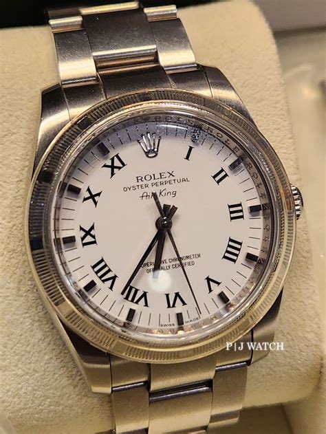 rolex air-king 114210 dial|rolex air king price chart.